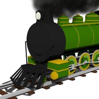 Small A steam train 3D Printing 39070