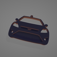 FORD FOCUS 2 FACELIFT FRONT VIEW KEYCHAIN - Thumbnail 2