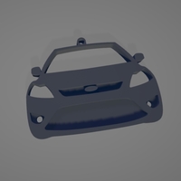 FORD FOCUS 2 FACELIFT FRONT VIEW KEYCHAIN - Thumbnail 3