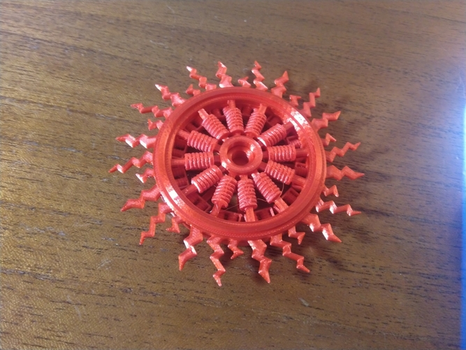 Generator Fidget Spinner (EM) 3D Print 390703