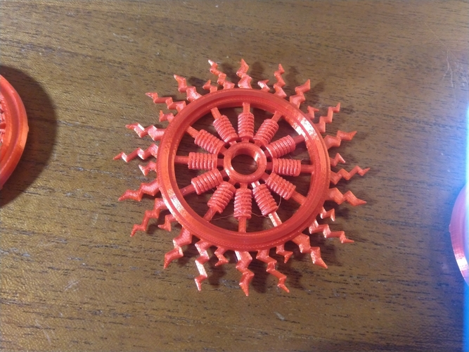 Generator Fidget Spinner (EM) 3D Print 390704