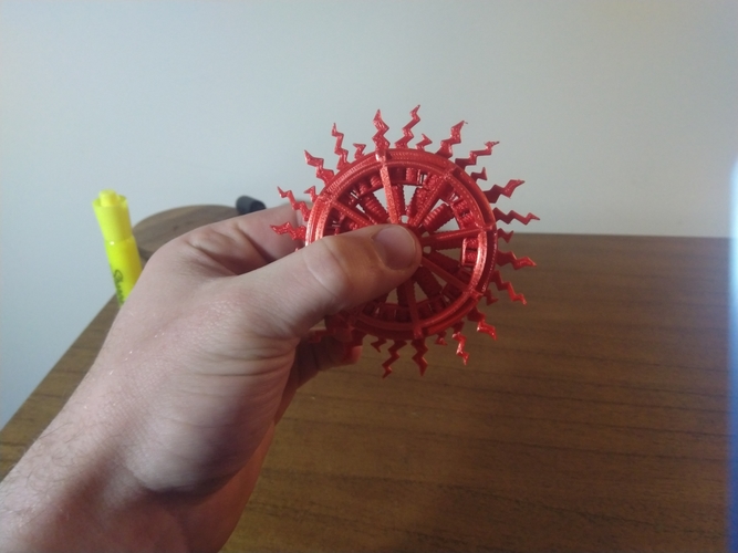 Generator Fidget Spinner (EM) 3D Print 390709