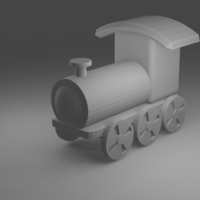 Small toy train 3D Printing 390718