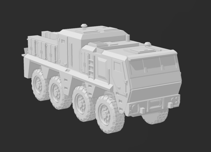 8X8 Heavy Recovery Truck - 15mm scale 3D Print 390782