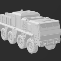 Small 8X8 Heavy Recovery Truck - 15mm scale 3D Printing 390782