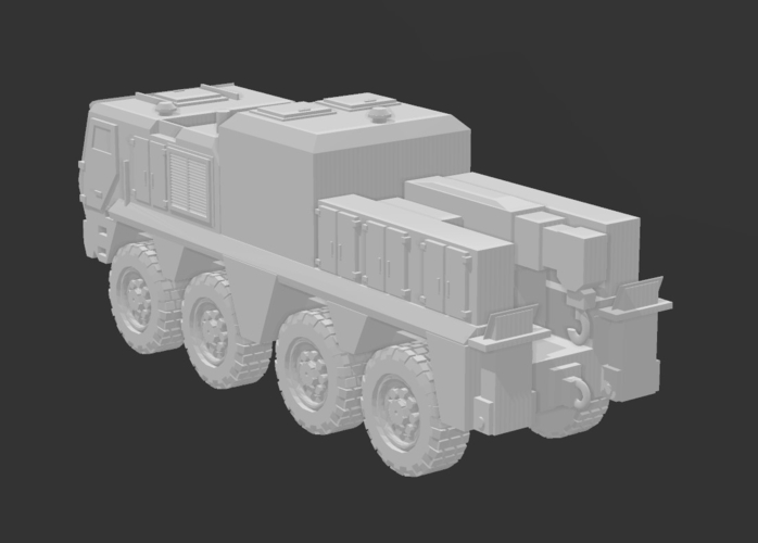 8X8 Heavy Recovery Truck - 15mm scale 3D Print 390783