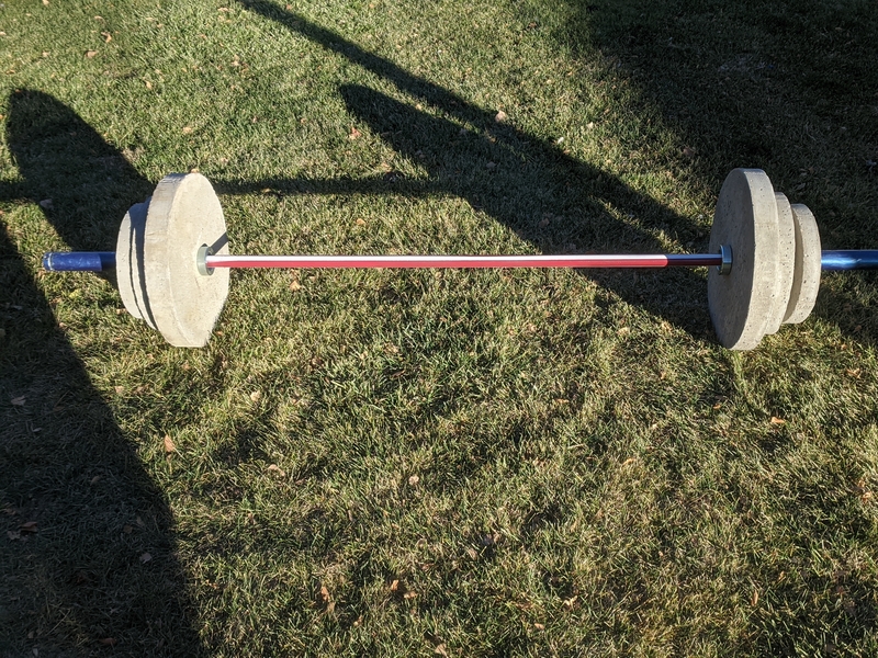 Concrete weight molds, olympic and standard sleeve Cement KG