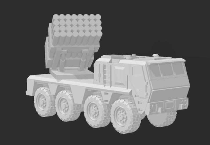 Armored MLRS - 15mm 3D Print 390804