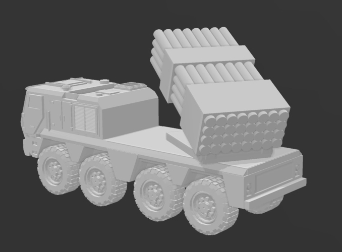 Armored MLRS - 15mm 3D Print 390805