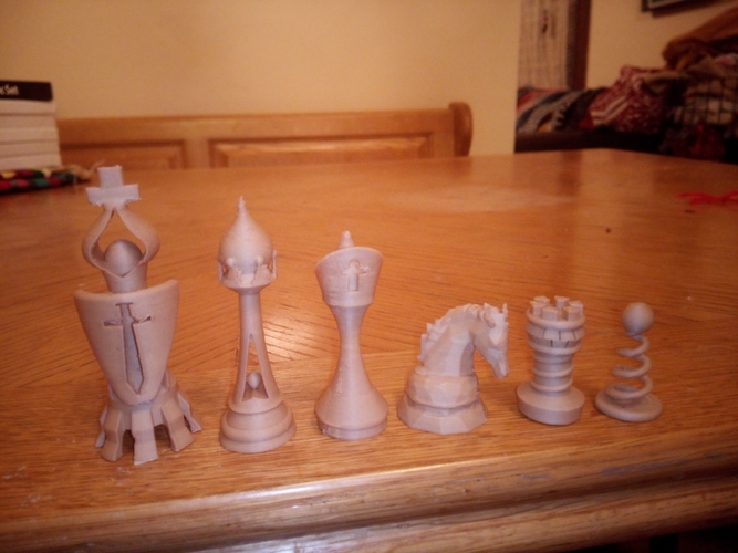 Chess set 3D Print 390857