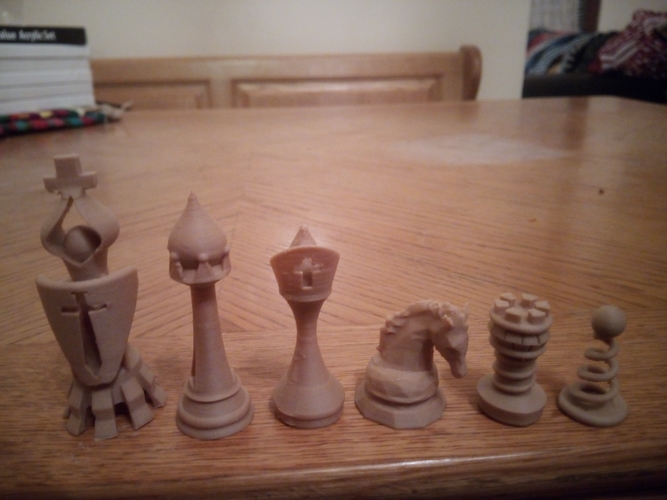Chess set 3D Print 390859