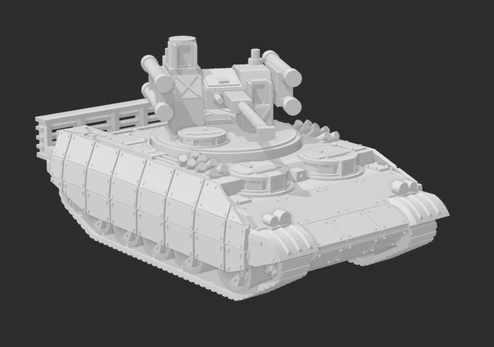 BTR T-55 FICTITIOUS ARMOURED VEHICLE - 15MM 3D Print 390864