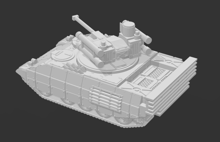 3D Printed BTR T-55 FICTITIOUS ARMOURED VEHICLE - 15MM by Wargame ...