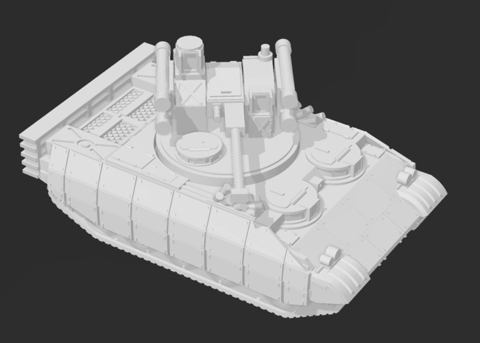 BTR T-55 FICTITIOUS ARMOURED VEHICLE - 15MM 3D Print 390866