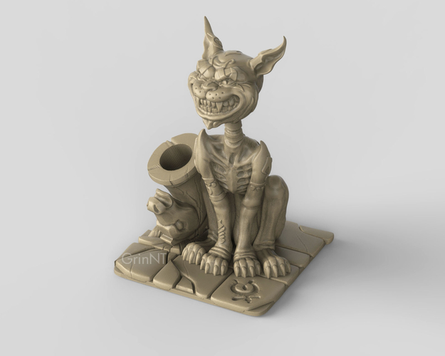 Cheshire Cat pen holder 3D Print 390897