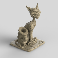 Cheshire Cat pen holder - Thumbnail 2