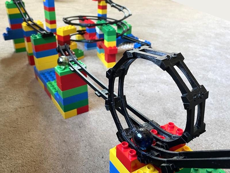 Modular Marble Rollercoaster