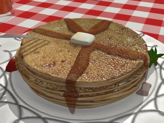 Scrumptious pancakes !! 3D Print 39092