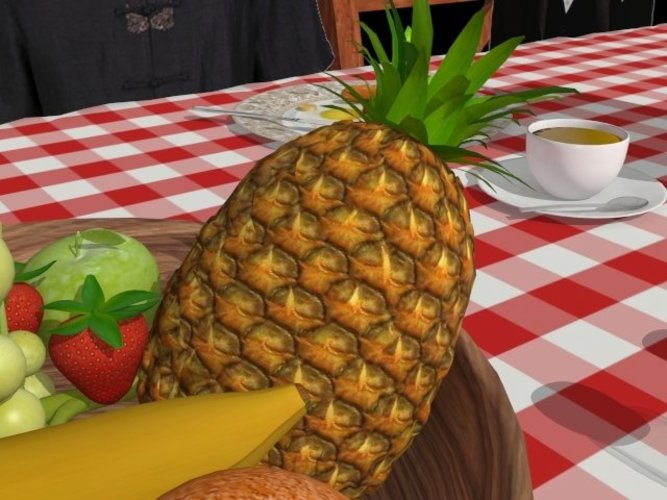 A fresh pine apple! 3D Print 39093