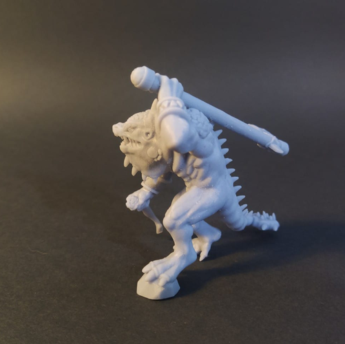Lizards wargame figure 3D Print 390966
