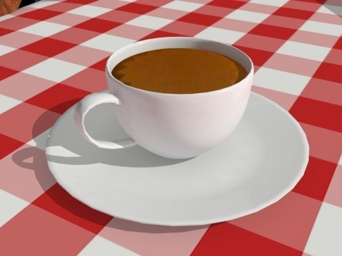 A cup of coffee 3D Print 39097