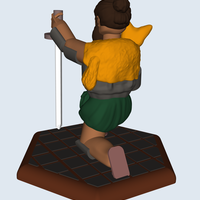 Kneeling Soldier DnD Mini - Thumbnail 2