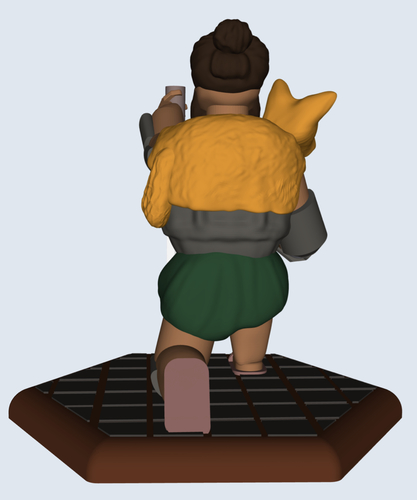 Kneeling Soldier DnD Mini 3D Print 391053