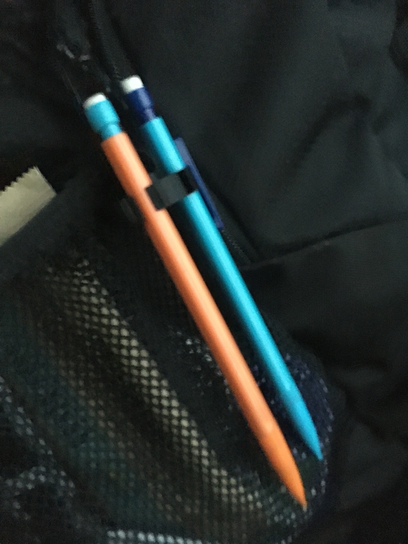 Pencil keychain holder 