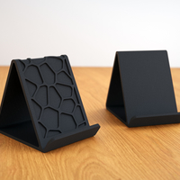 Small Voronoi & Regular Phone Holder (no support) 3D Printing 391089
