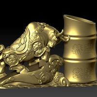 LUCKY OX NEW YEAR - CONGRATULATIONS FORTUNE - PEN HOLDER 1 - Thumbnail 5