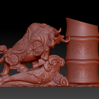 LUCKY OX NEW YEAR - CONGRATULATIONS FORTUNE - PEN HOLDER 1 - Thumbnail 6