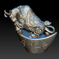LUCKY OX NEW YEAR - - GOLD INGOT DECORATION 1 - Thumbnail 3