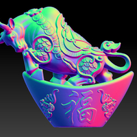 LUCKY OX NEW YEAR - - GOLD INGOT DECORATION 1 - Thumbnail 6