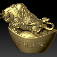 LUCKY OX NEW YEAR -  GOLD INGOT DECORATION 2 - Thumbnail 4