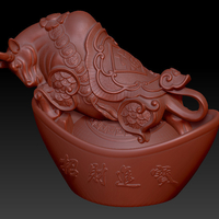 LUCKY OX NEW YEAR -  GOLD INGOT DECORATION 2 - Thumbnail 6