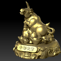 LUCKY OX NEW YEAR - CONGRATULATIONS FORTUNE DECORATION 6 - Thumbnail 4