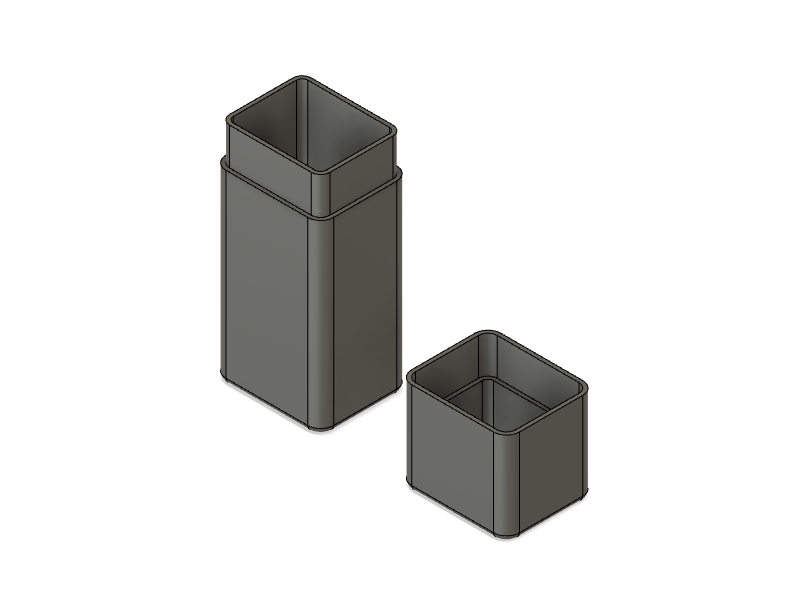 Container with sliding lid