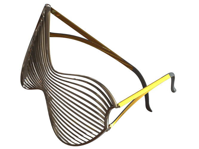 shutter shade sunglasses 3D Print 391252