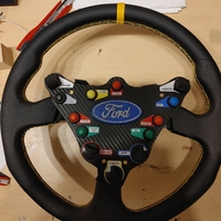 WRC FORD STEERING WHEEL - Thumbnail 1
