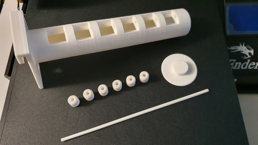 Long Filament Roll Holder for Ender 3 Pro  3D Print 391489