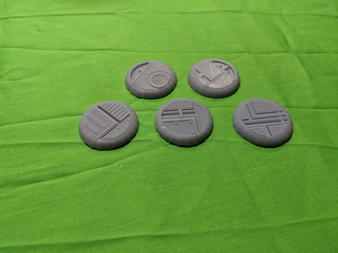 Miniature Industrial Bases 3D Print 391509