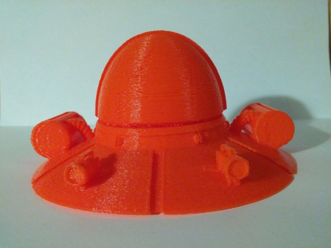 Rick and Morty Spaceship 3D Print 39153
