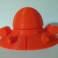 Small Rick and Morty Spaceship 3D Printing 39153