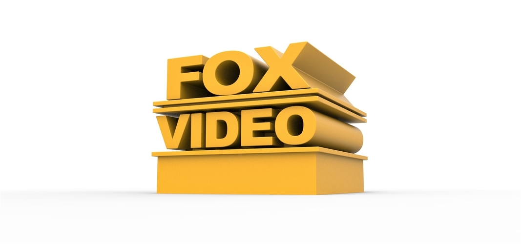 3D printable FOX video logo
