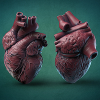 Small Humans Heart 3D print model 3D Printing 391652