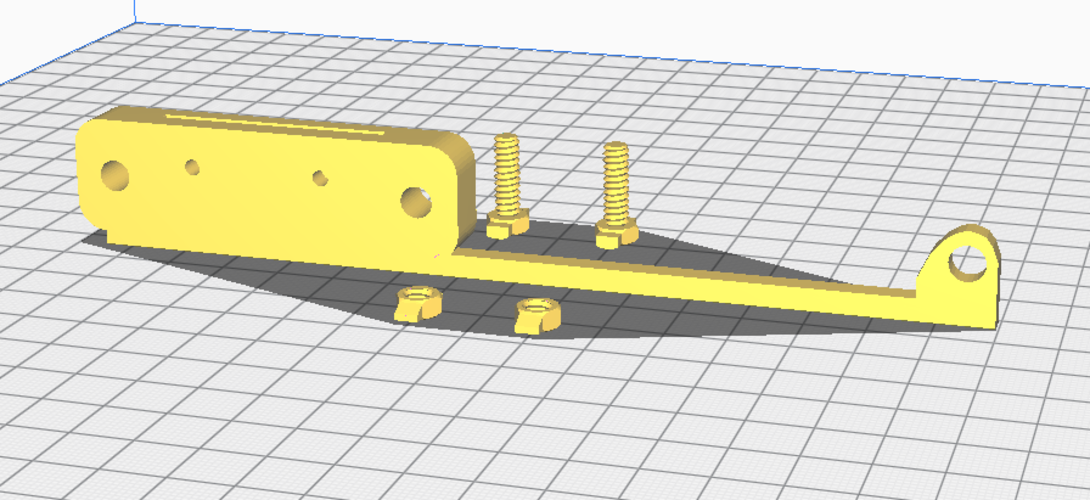 Filament Spool Mount/Holder (with screws) 3D Print 391679