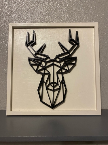 Poly Deer Head (Frame not included) 3D Print 391689