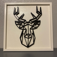 Poly Deer Head (Frame not included) - Thumbnail 2