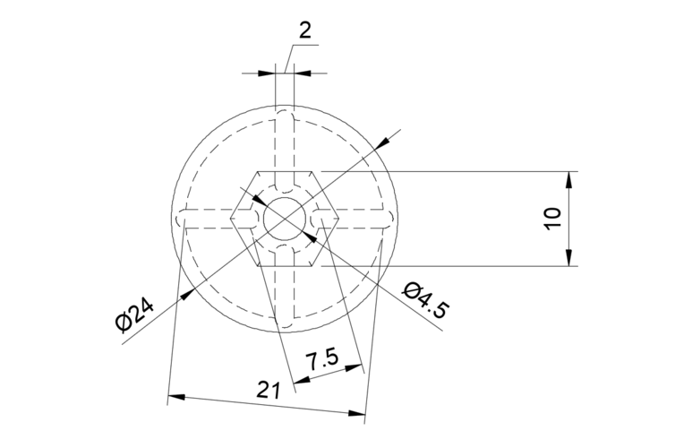 Plastic Nut 3D Print 391780