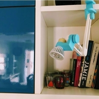 3d printed articulating LED lamp - Thumbnail 8